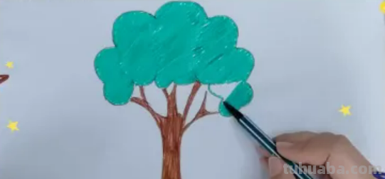 怎么画大树简单好看