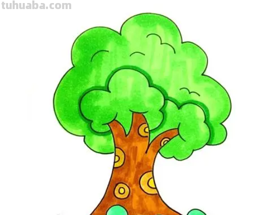 大树怎么画?