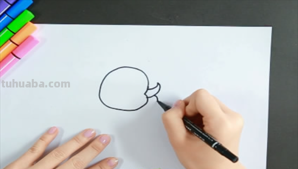 儿童小鸭子怎么画