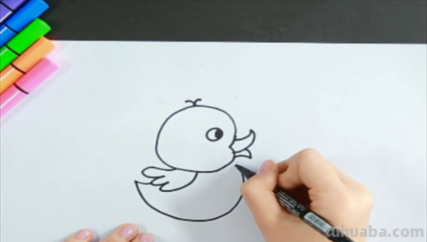 儿童小鸭子怎么画
