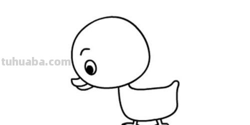 儿童画鸭子的简单画法