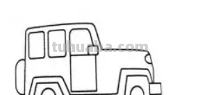 吉普车怎么画