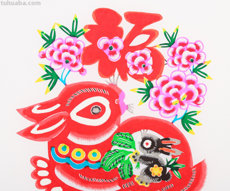 兔年过年的画怎么画好看