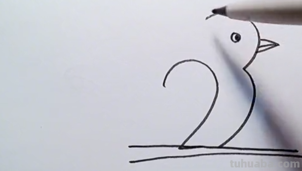 最简单的小鸟怎么画