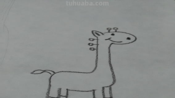 长颈鹿怎么画又可爱又简单