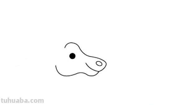 儿童画长颈鹿的画法