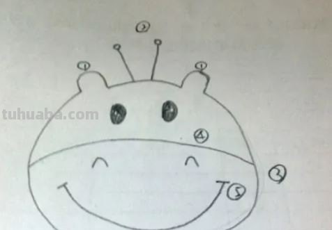 长颈鹿怎么画简单漂亮可爱