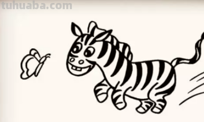 斑马怎么画