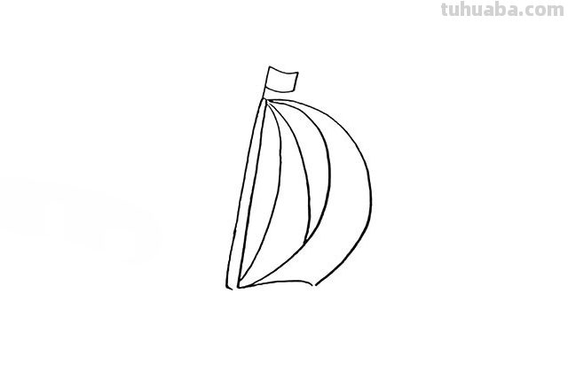 帆船的画法简单又漂亮