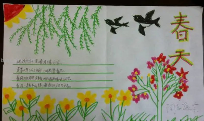 小学一年级手抄报内容