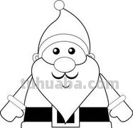 怎样画圣诞老人简笔画