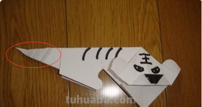 手工纸老虎怎么折?