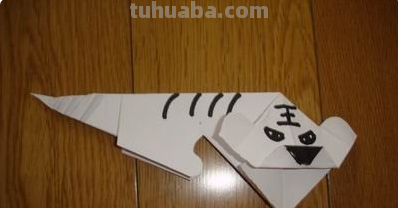 手工纸老虎怎么折?