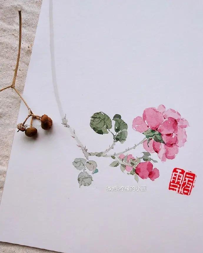 快看看这组清新怡人的水彩插画,手残党福音!不学就亏了 快看看这组清新怡人的水彩插画,手残党福音!不学就亏了