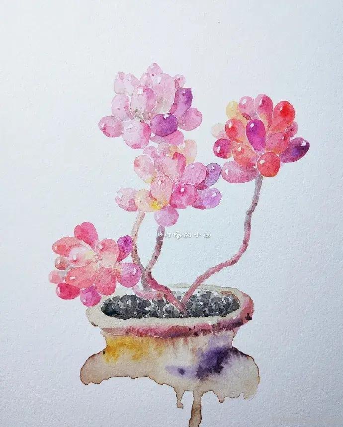 快看看这组清新怡人的水彩插画,手残党福音!不学就亏了 快看看这组清新怡人的水彩插画,手残党福音!不学就亏了