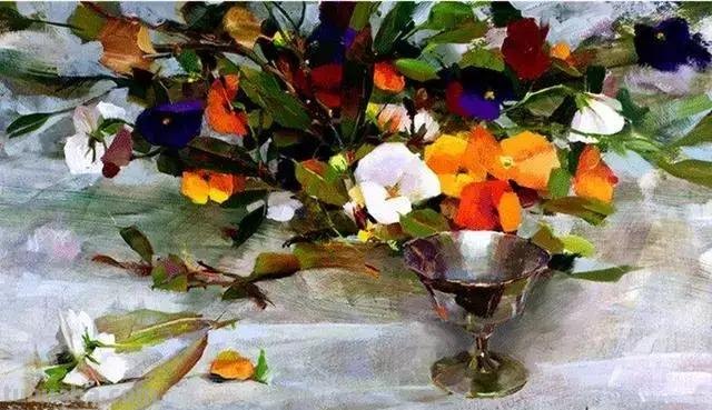 美式油画大师Richard Schmid静物花卉作品欣赏