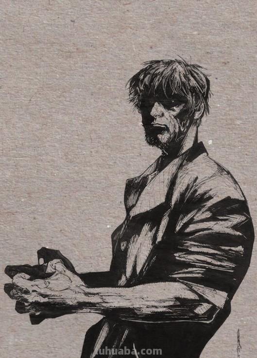 「愙斋书法」25个漂亮的素描作品欣赏