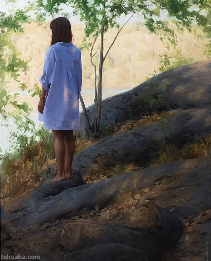 新古典美学，瑞典画家尼克·阿尔姆的绘画作品