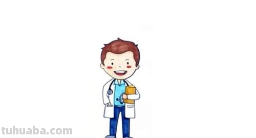 怎么画医生