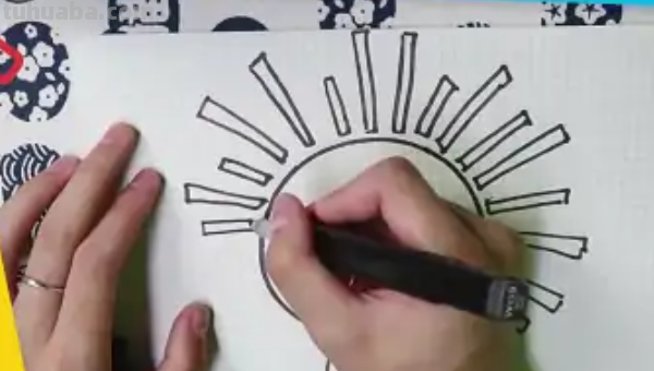 太阳的简笔画怎么画