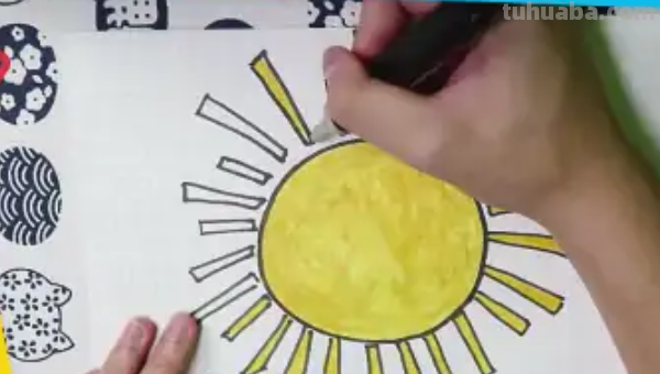 太阳的简笔画怎么画