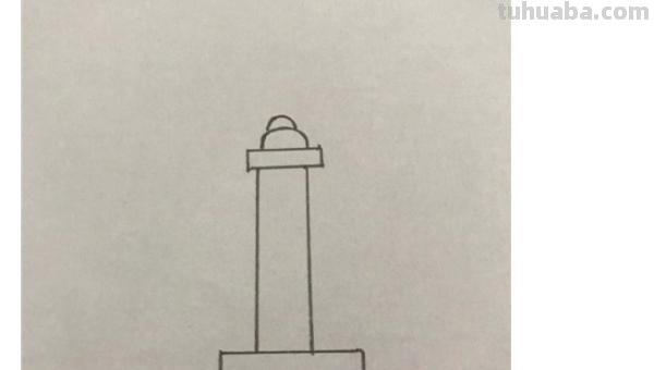 华表怎么画简笔画 天安城门怎样画？