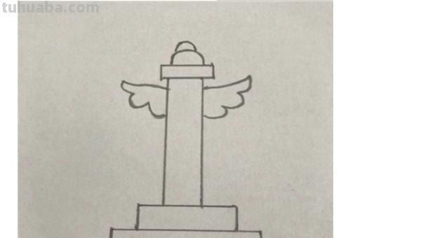 华表怎么画简笔画 天安城门怎样画？