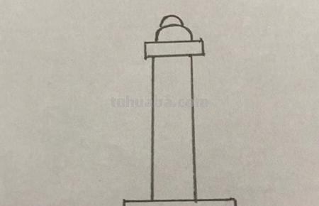 华表怎么画简笔画 天安城门怎样画？