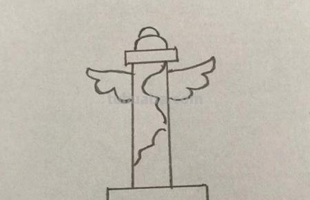 华表怎么画简笔画 天安城门怎样画？