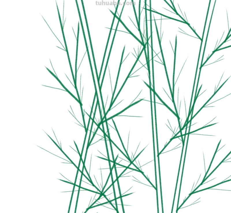 竹叶怎么画简笔画 画竹子的简笔画？