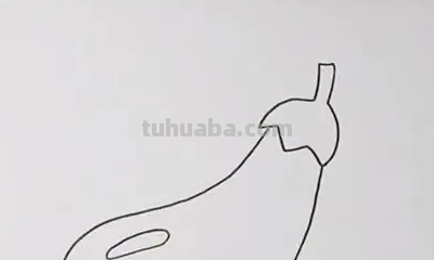 茄子怎么画一步一步教