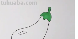 茄子怎么画一步一步教