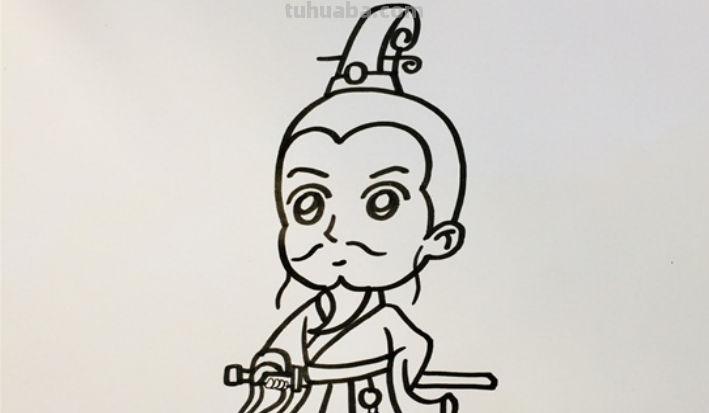 屈原的图片怎么画