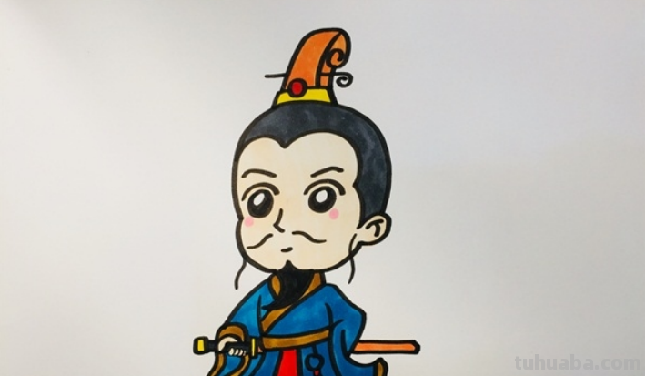 屈原的图片怎么画