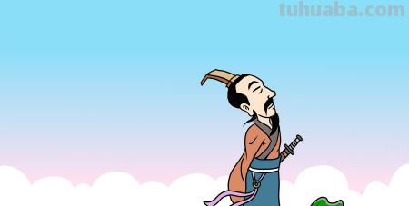 屈原怎么画简笔画