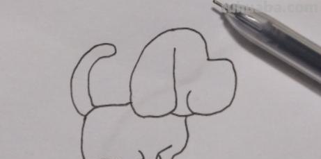 简笔画狗狗怎么画 儿童简笔画毛绒小狗的画法? 简笔画狗狗怎么画 儿童简笔画毛绒小狗的画法?