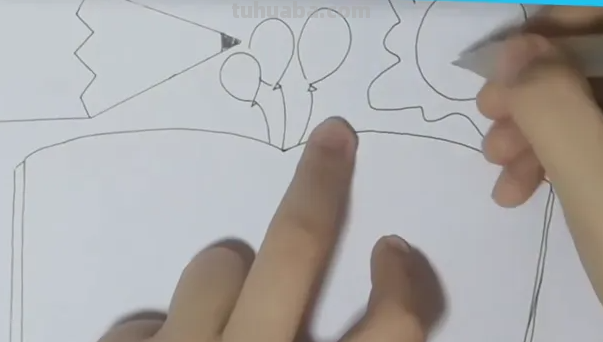 怎么画关于读书的手抄报