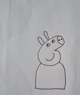 小猪佩奇简笔画