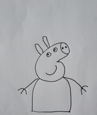 小猪佩奇简笔画