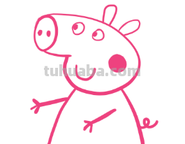 小猪佩奇简笔画