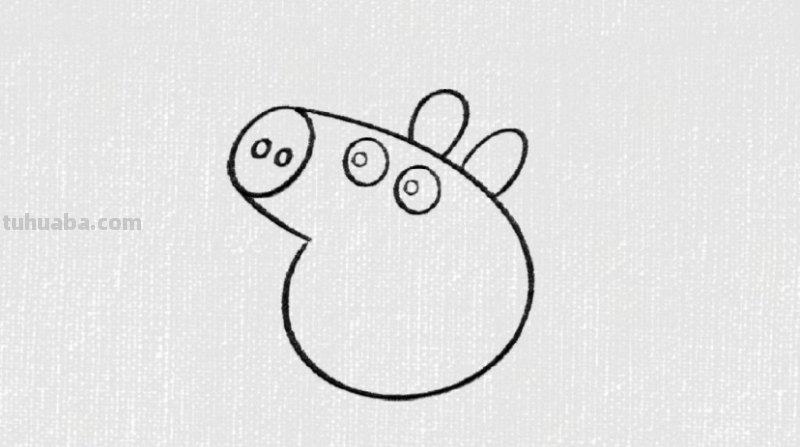 怎样画小猪佩奇和小猪乔治