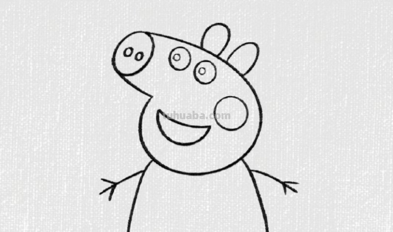 怎样画小猪佩奇和小猪乔治
