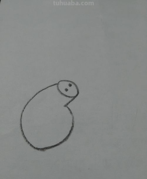 小猪佩奇吃雪糕怎么画