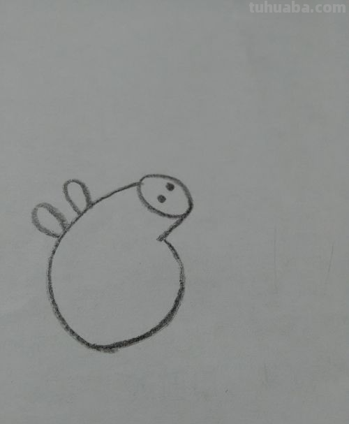 小猪佩奇吃雪糕怎么画