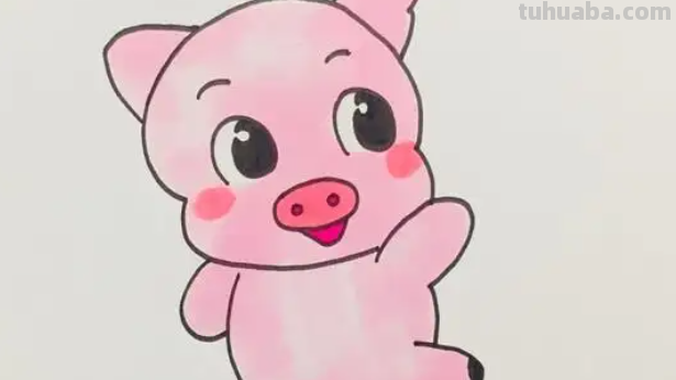 怎样画猪简单又好看