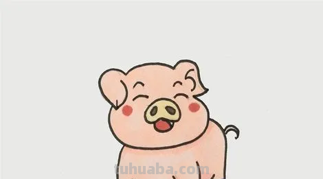 简笔画小猪怎么画
