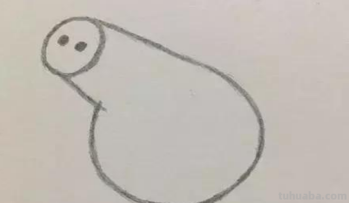 如何画出小猪佩奇