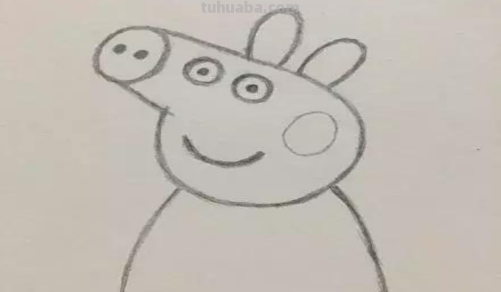 如何画出小猪佩奇