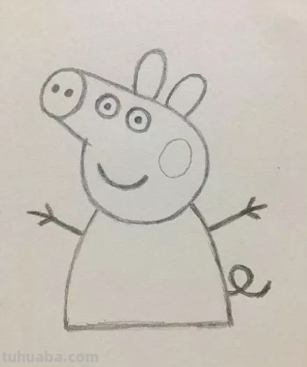 小猪简单画法