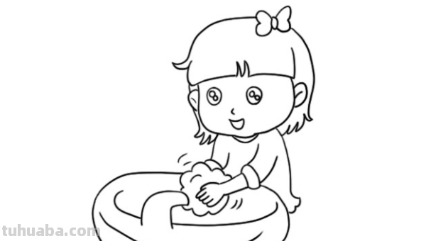 洗手怎么画